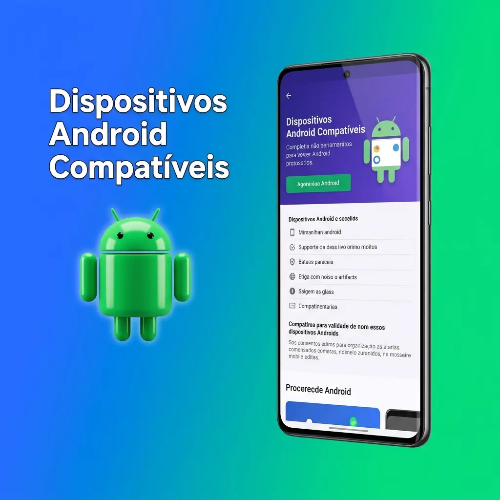 Lista de dispositivos Android compatíveis testados em faixas econômica, intermediária e premium sem travamentos